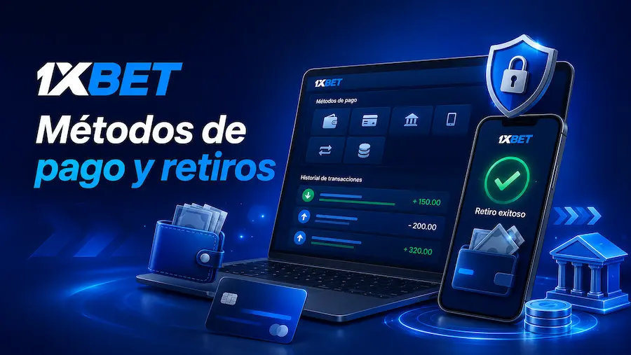 Métodos de pago y retiros en 1xBet: panel de pagos, wallet, tarjeta, laptop y confirmación de retiro